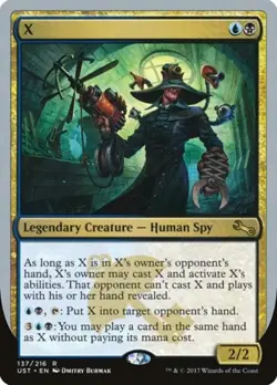 X - Near Mint MTG Unstable - Image 1