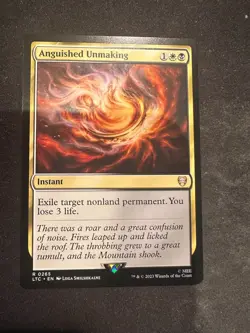 Anguished Unmaking - 0265 LTC MTG - Rare N/M - Food & Fellowship - Image 1