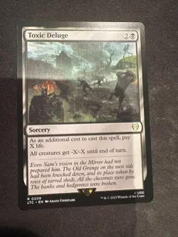Toxic Deluge - 0209 LTC MTG - Rare N/M - Food & Fellowship - Image 1