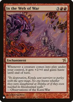 In the Web of War [The List] Near Mint MTG - Image 1