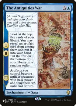 The Antiquities War [The List] Near Mint MTG - Image 1