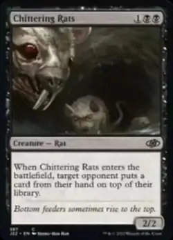 Chittering Rats [Jumpstart 2022] Near Mint MTG - Image 1