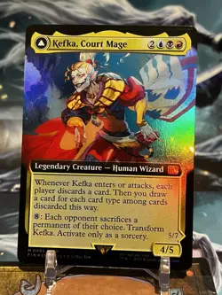 MTG | Kefka, Court Mage / Ruler Of Ruin (Extended Art) [FINAL FANTASY] ✨FOIL✨ - Image 1