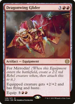 🧙Dragonwing Glider R 128/271 ONE Phyrexia All Will Be One MTG - Image 1
