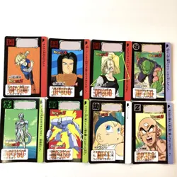 Dragon Ball Carddass 17 Card Set Includes Artwork and Photo Cards Used - Image 3