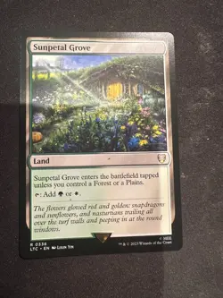 Sunpetal Grove - 0336 LTC MTG - Rare N/M - Food & Fellowship - Image 1