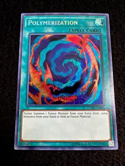 🔥YUGIOH • POLYMERIZATION • SECRET RARE • LCKC-EN026 • UNLIMITED • NEAR MINT🔥 - Image 2