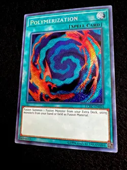 🔥YUGIOH • POLYMERIZATION • SECRET RARE • LCKC-EN026 • UNLIMITED • NEAR MINT🔥 - Image 3