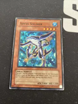 Abyss Soldier CMC-EN001 Super Rare HP Yu-Gi-Oh Card - Image 1