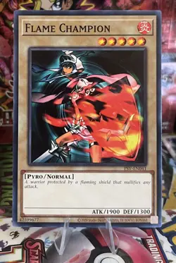 YuGiOh! - Flame Champion PSV-EN041 Common 25th Anniversary Edition Near Mint - Image 1