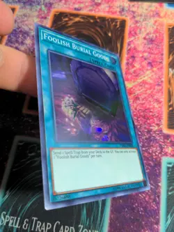 Yu-Gi-Oh! Foolish Burial Goods DASA-EN058 Unlimited Super Rare NM - Image 2