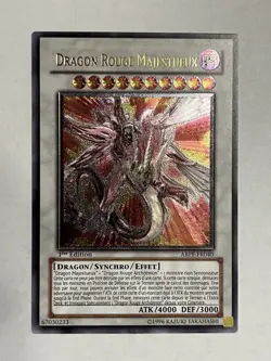 Majestic Red Dragon ABPF-FR040 Ultimate Rare 1st Edition French Light Play - Image 1
