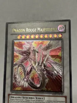 Majestic Red Dragon ABPF-FR040 Ultimate Rare 1st Edition French Light Play - Image 2