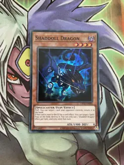 OP15-EN004 Shaddoll Dragon Super Rare UNL Edition NM Yugioh Card - Image 1