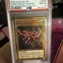 PSA10 SLIFER THE SKY DRAGON MILLENIUM BOX GOLD ED. 2015 YU-GI-OH! Japanese - Image 1