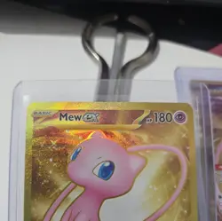 Mew Ex 205/165 - Scarlet & Violet 151 Gold Secret Rare PLUS metal card - Image 2