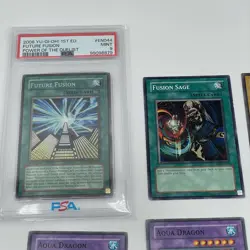 Yu-Gi-Oh TCG Card Lot of 12 with Future Fusion PSA 9 - Image 2