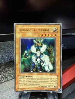 Airknight Parshath LOD-062 Legacy of Darkness YuGiOh Card sir it faded - Image 1