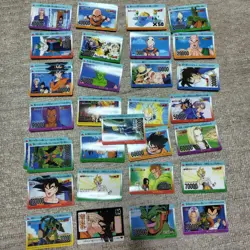 Dragon Ball Trading Card Set 34 Cards Collectible Used - Image 1