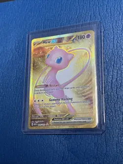 Pokemon TCG Gold Mew EX Scarlet & Violet-151 205/165 Holo Hyper Rare NM/MT Card - Image 1