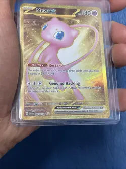 Pokemon TCG Gold Mew EX Scarlet & Violet-151 205/165 Holo Hyper Rare NM/MT Card - Image 3