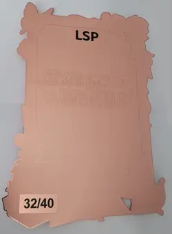 Zero Two A5 Premium Gold Metal Card Goddess Story Serialized #32/40 Waifu Anime - Image 4