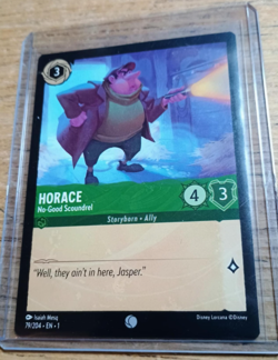 2023 Disney Lorcana TCG The First Chapter Horace - No-Good Scoundrel 79/204 Card - Image 1