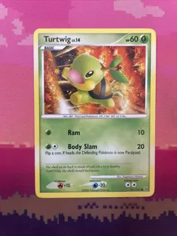 Pokemon Card Turtwig Platinum Common 101/127 Near Mint - Image 1