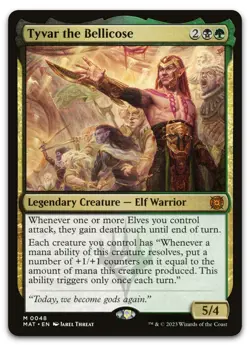 Tyvar the Bellicose #48 (NM) March of the Machine MAT Magic MTG - Image 1