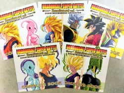 Dragon Ball Carddass Complete Book Set of 5 Card Guide and Illustration Booklet - Image 1