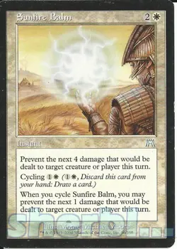 MTG Magic the Gathering TCG ONSLAUGHT Sunfire Balm Instant White 56 / 350 - Image 1