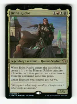 Jirina Kudro 8 NM Foil M MTG Magic Commander 2020 - Image 1