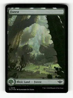 Forest (0276) 276 NM Foil L MTG Magic Outlaws of Thunder Junction - Image 1