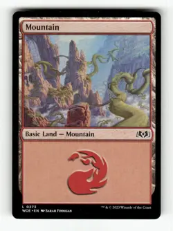 Mountain (0273) 273 Near Mint L MTG Magic Wilds of Eldraine - Image 1