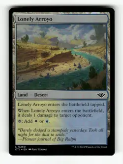 Lonely Arroyo 260 NM Foil L MTG Magic Outlaws of Thunder Junction - Image 1