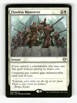Flawless Maneuver 26 NM Normal R MTG Magic Commander 2020 - Image 1