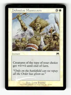 Defensive Maneuvers 23 NM Foil C MTG Magic Onslaught - Image 1