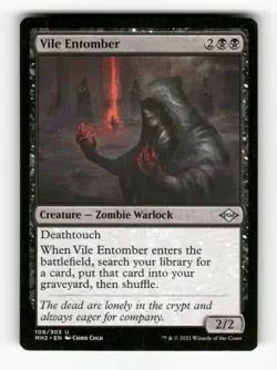 Vile Entomber 108 Near Mint U MTG Magic Modern Horizons 2 - Image 1