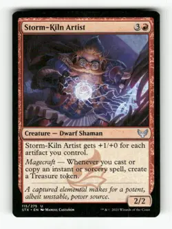 Storm-Kiln Artist 115 NM Normal U MTG Magic Strixhaven: School of Mages - Image 1