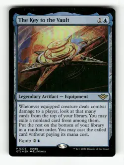 The Key to the Vault 54 NM Foil R MTG Magic Outlaws of Thunder Junction - Image 1