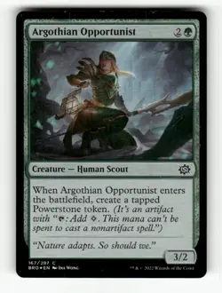 Argothian Opportunist 167 NM Foil C MTG Magic The Brothers' War - Image 1