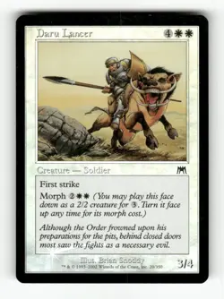 Daru Lancer 20 NM Foil C MTG Magic Onslaught - Image 1