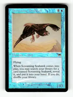 Screaming Seahawk 112 NM Foil C MTG Magic Onslaught - Image 1