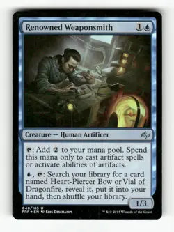 Renowned Weaponsmith 48 NM Foil U MTG Magic Fate Reforged - Image 1