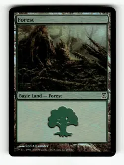 Forest () 298 LP Foil L MTG Magic Time Spiral - Image 1