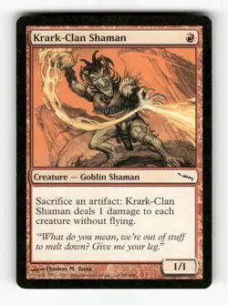Krark-Clan Shaman 98 Near Mint C MTG Magic Mirrodin - Image 1