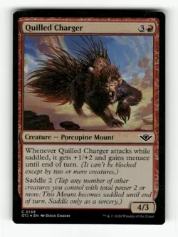 Quilled Charger 139 NM Foil C MTG Magic Outlaws of Thunder Junction - Image 1