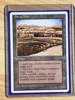 MTG Core Set 4th Edition Magic: The Gathering Strip Mine - Image 1