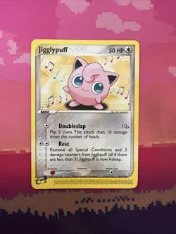 Pokemon Card Jigglypuff EX Team Magma Vs Team Aqua Common 41/95 Near Mint - Image 1