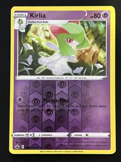 Kirlia Reverse Holo SWSH06: Chilling Reign #060/198 Pokemon TCG Card - Image 1